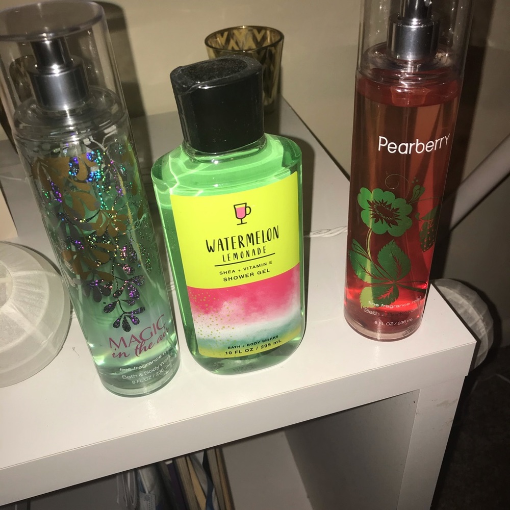 Body spray an body wash